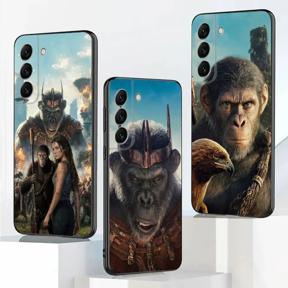 

P-Planet of the A-Apes Phone Case For Samsung Galaxy A20,A21s,A22,A31,A32,A52,A53,A72,73,A80,A91 Soft Black Cover