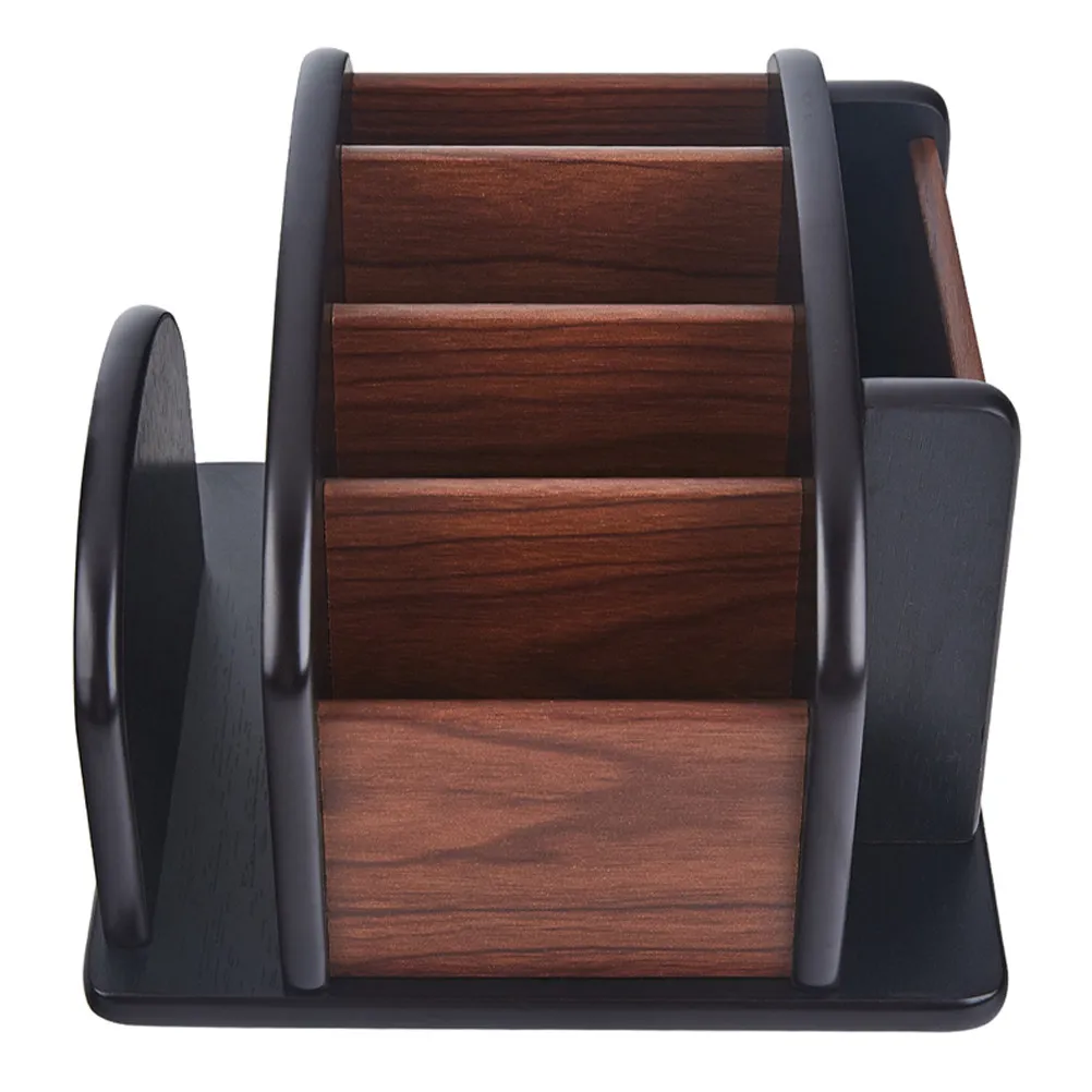 Sturdy Wood Pen Holder Desktop Organizer Lightweight Pencil Container for Students Teachers Cosmetics