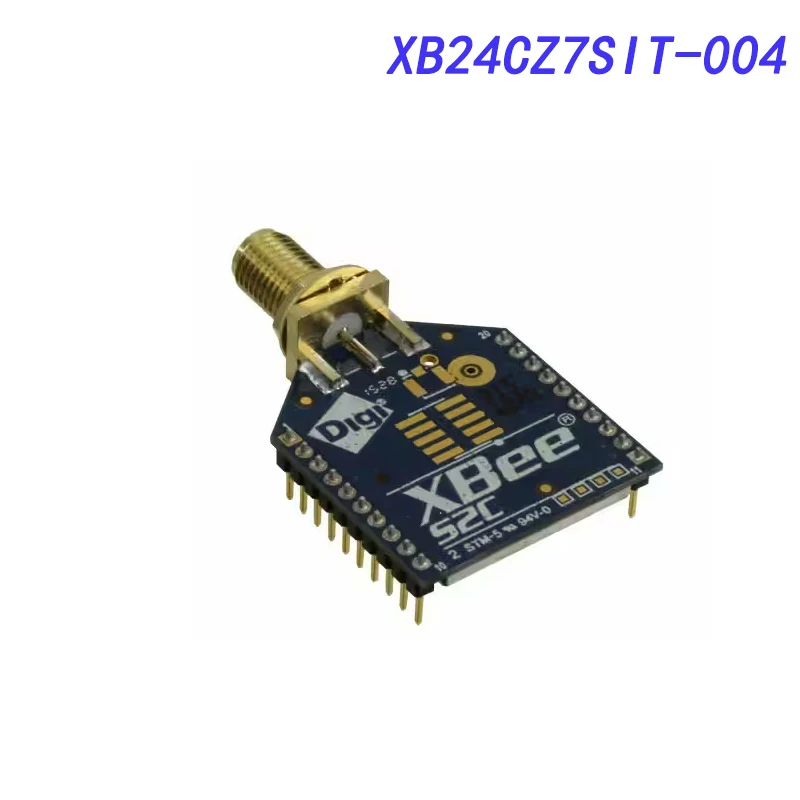 XB24CZ7SIT-004 802.15.4 Zigbee® Transceiver Module 2.4GHz Antenna Not Included, RP-SMA Through Hole