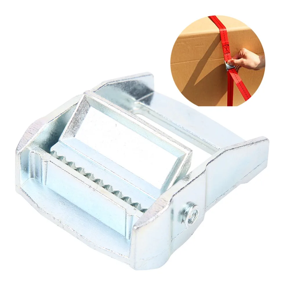 2Pcs Zinc Alloy Material Zinc Alloy Buckle Heavy Duty Adjustable Fixed Tensioner Ratchet Buckle Tiedown Strap Buckle