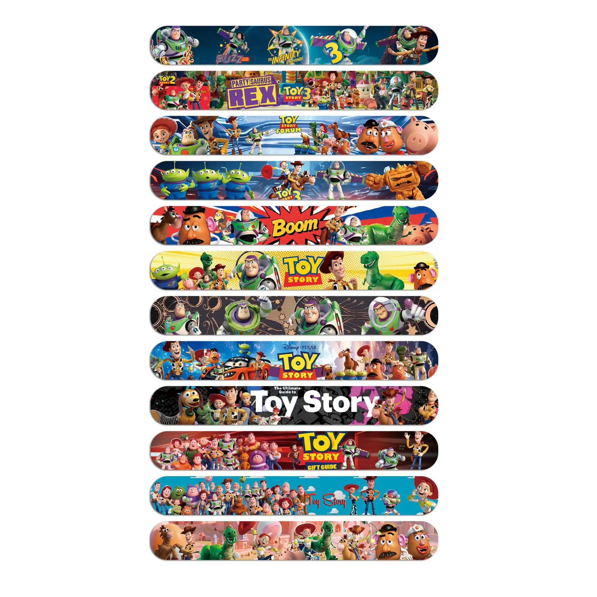 New!! 1-60Pcs Toy Story 5 Slap Bracelets Party Favors Snap Band Supplies Children's Birthday Souvenirs Christmas Stocking Fille - view 4