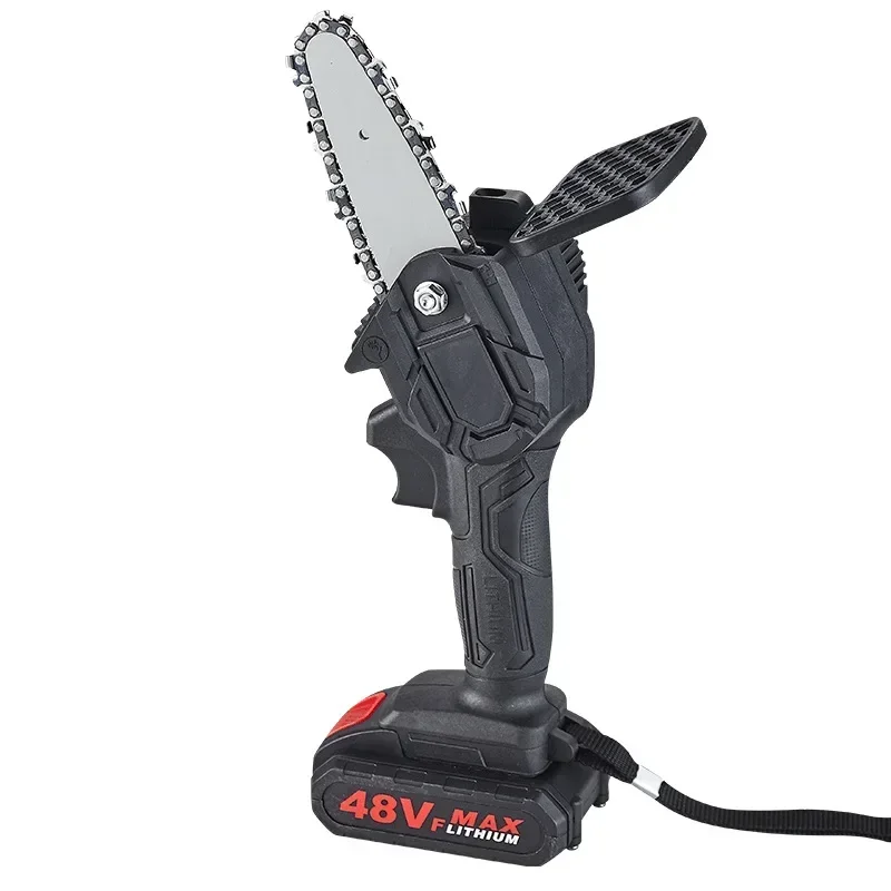 

Cordless Mini 4 Inch Electric Chainsaw Handheld Portable Lithium Battery Wood Cutting Pruning Tree Trimming Gardening Tool