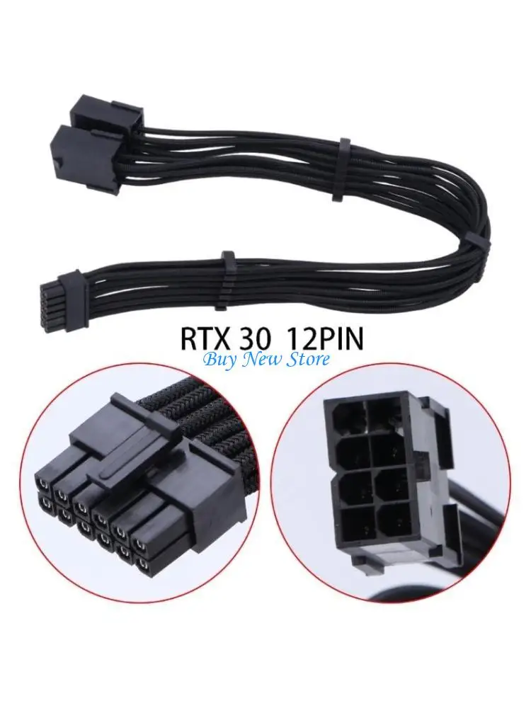 

20ce 12pin Adapter Adapter Line 12pin Male до 2x 8pin Женская видеокарта Кабель карты