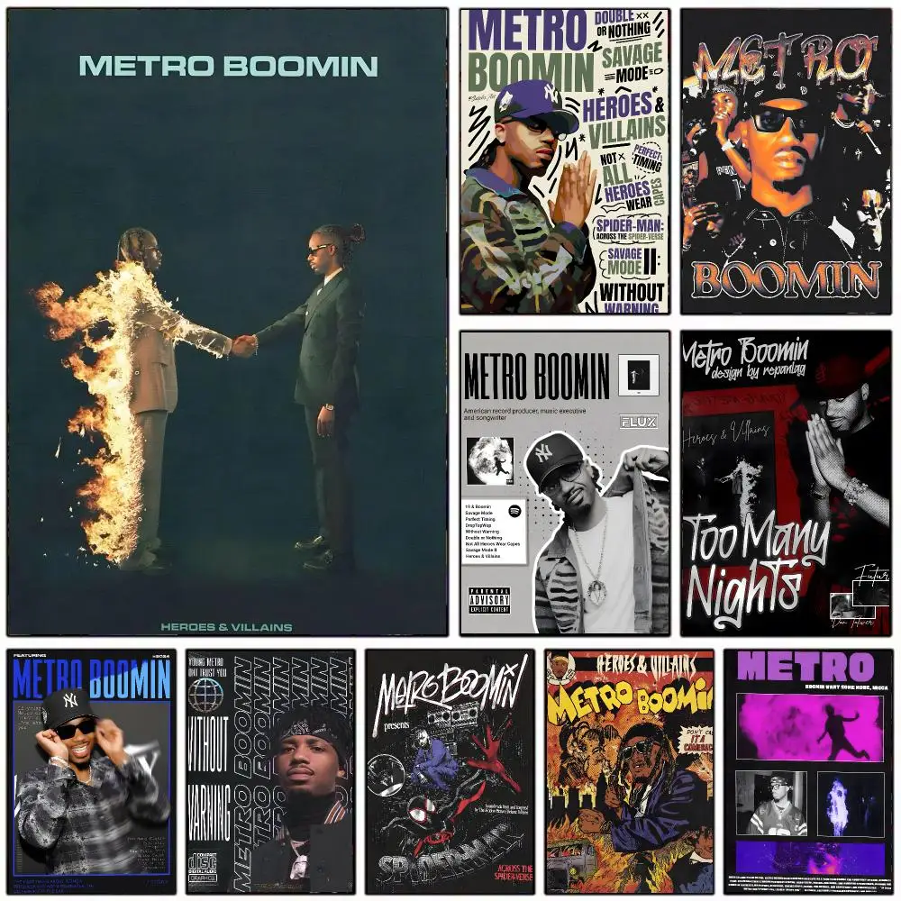 catchy producer M-Metro Boomin Poster Modern Home Decoration Interior Design & Contemporary Wall Art Collection