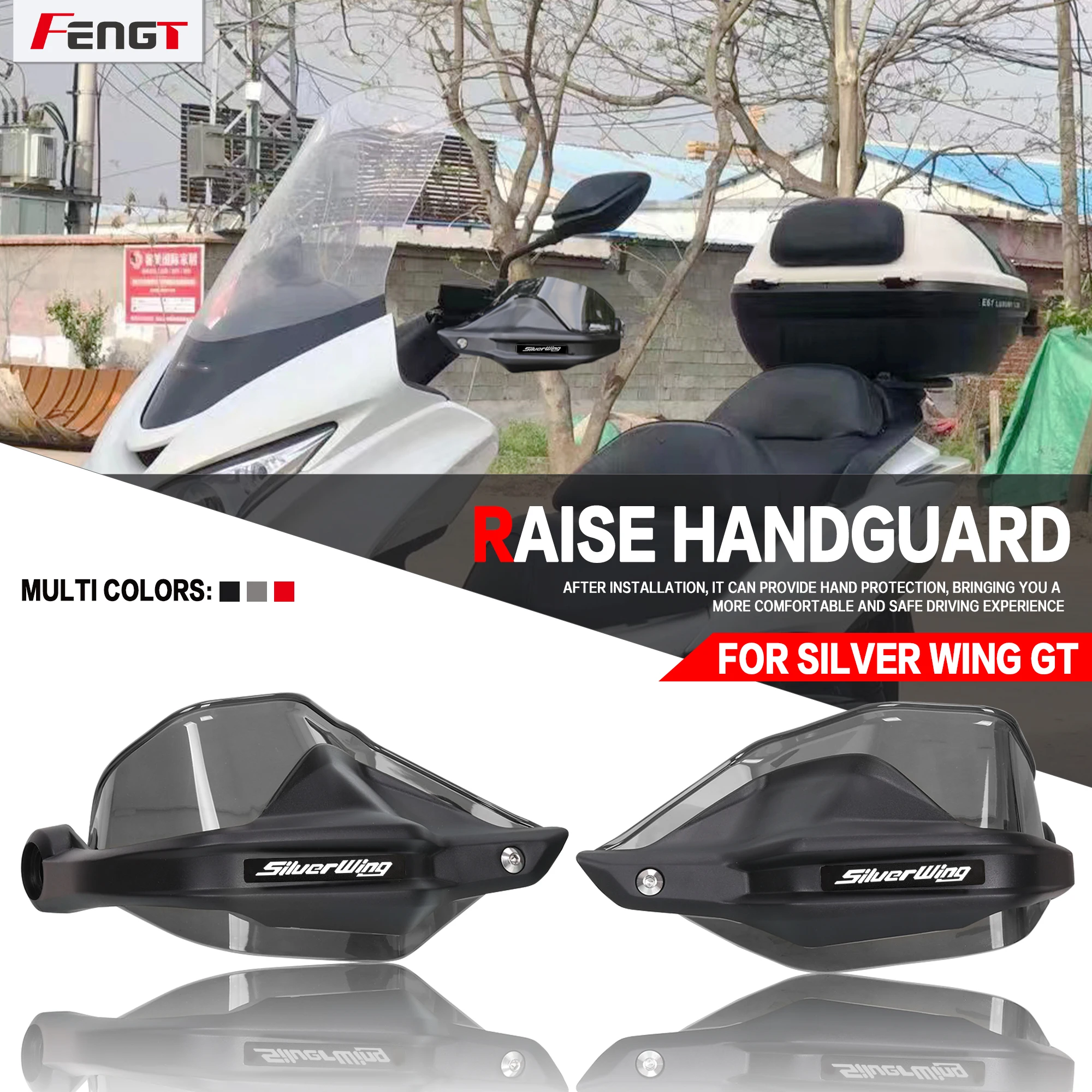 For Honda Silver Wing GT400 GT600 Motorcycle Dedicated Hand Guard GT 400 600 Handguard Handlebar Guards Windshield GT 400 600