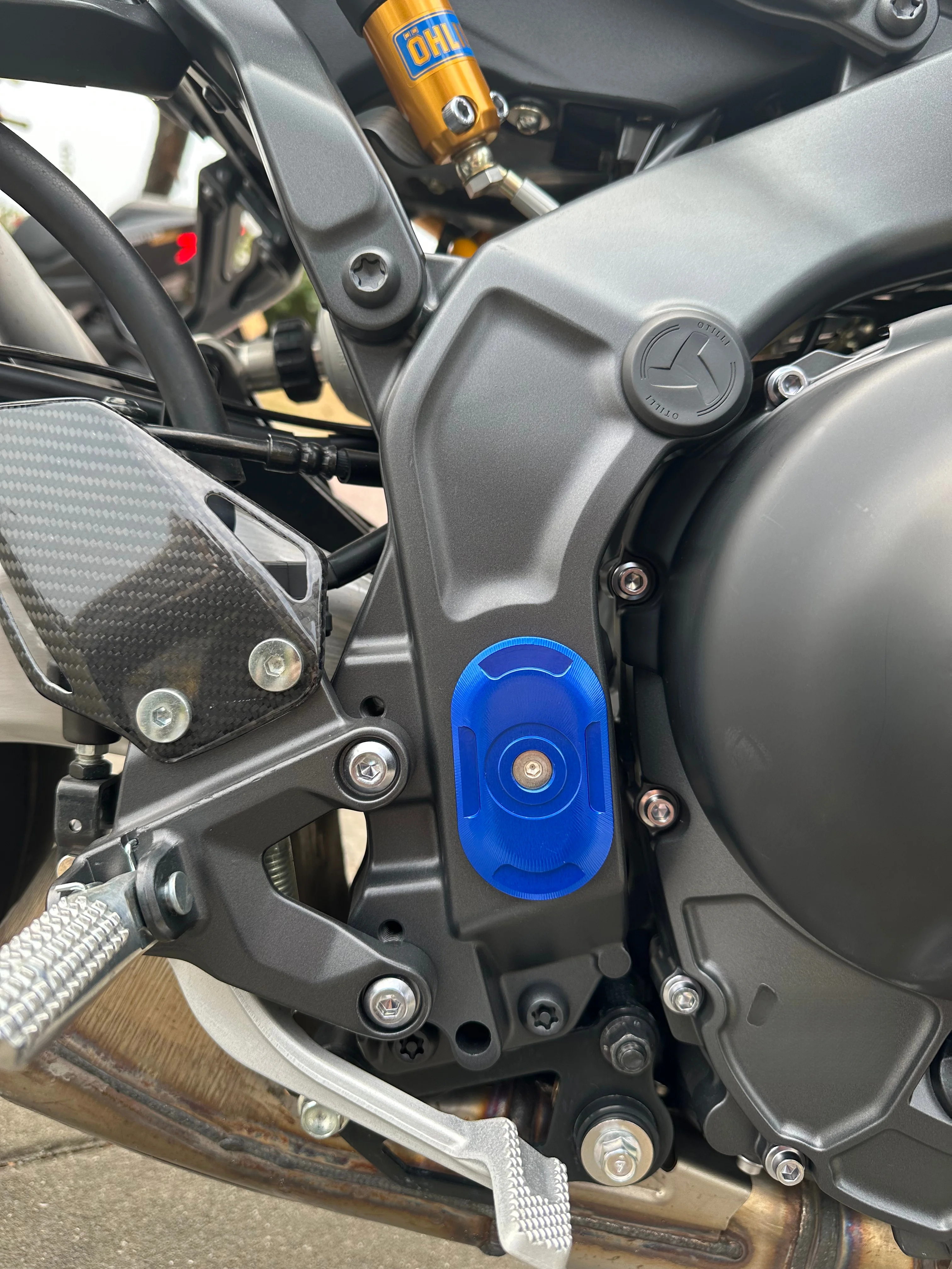 FOR YAMAHA MT09 MT09 SP Tracer9&GT Tracer9 GT+ XSR900 Accessories Aluminum Chassi Motorcycle Frame Hole Cover Caps CNC 2021-2026 view 3