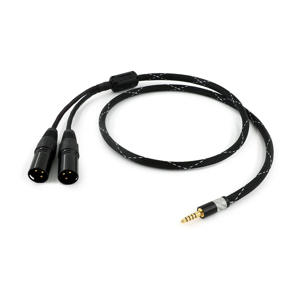 Canare L-4E6S Star Quad High-End HIFI Balance 4.4mm To 2 XLR Audio Cable JAPAN Canare Audio cable / 0.5m 1m 1.5m 2m 3m 5m
