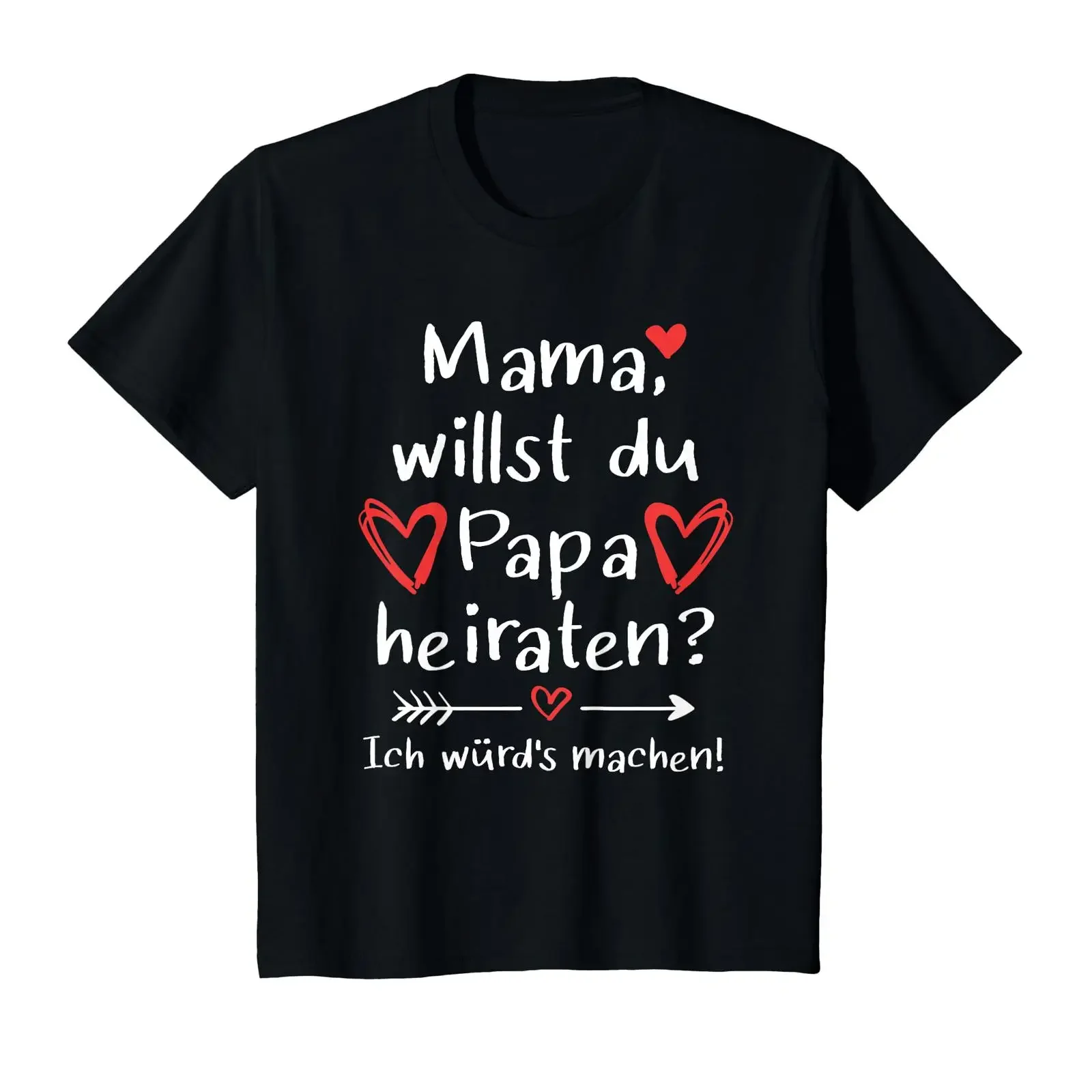 T shirt with German text Kinder Mama willst du Papa marrieat vintage Washed Soft fashion graphic Breathable Comfortable Stylish
