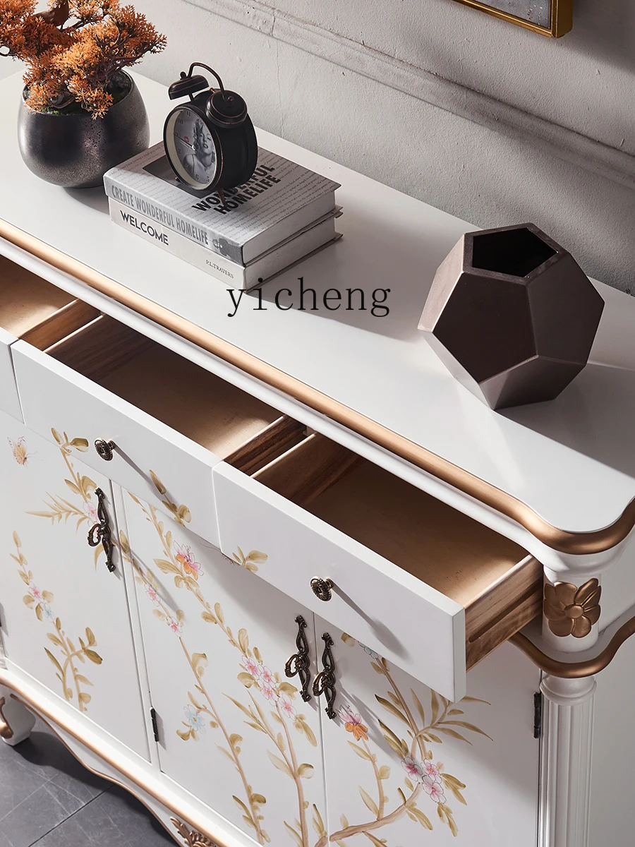 DSA living room entry shoe cabinet household door high-end entrance corridor outside the door light luxury door cabinet