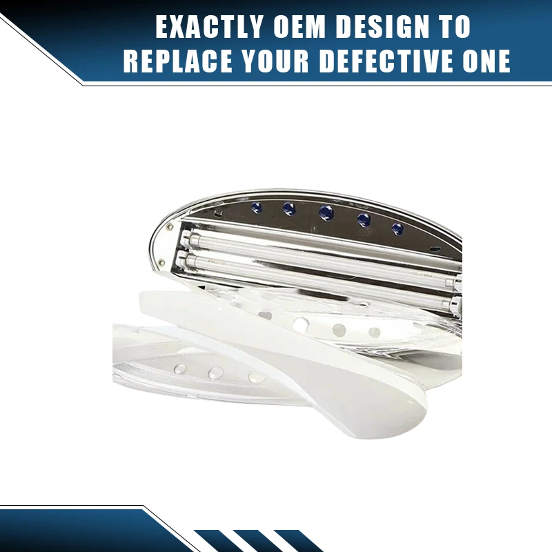 NEW interior ceiling light tube for vehicle, oval-shaped LED compartment light 24V, suitable for Yutong and Kinglong bus parts