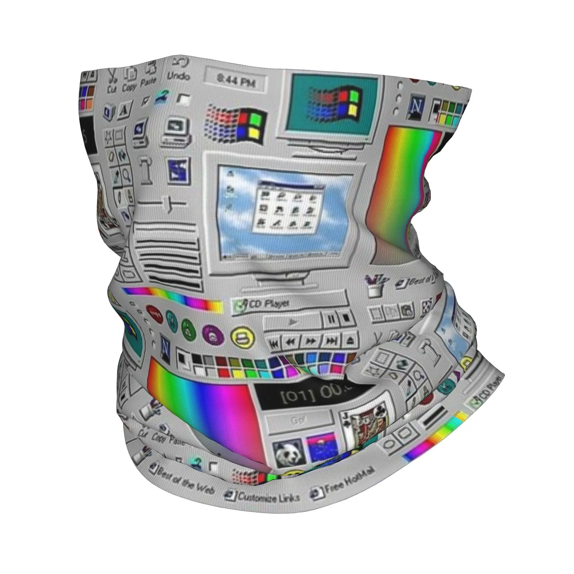 

Microsoft Windows 98, серверная бандана, чехол на шею, шарф с принтом, универсальный велосипедный шарф, походная рыбалка для мужчин, женщин, взрослых