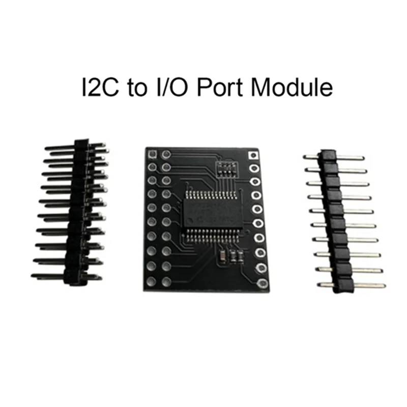 A73E-1 PCS IIC I2C SPI Bidirectionele 16-Bit I/O Expander Pins Seriële Interfacemodule Zwart
