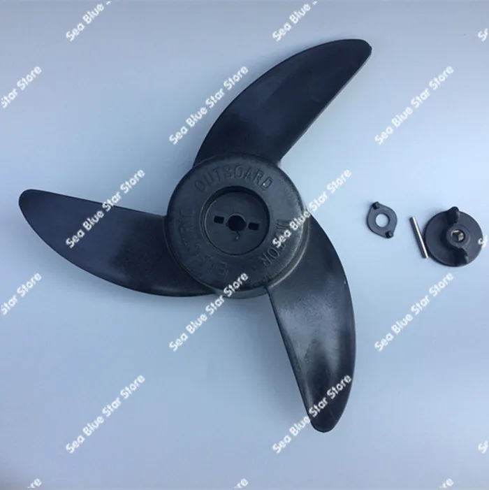 12V Brushless Marine Electric Propulsion Paddle Hanger Outboard Machine Thickened Nylon Propeller Blades