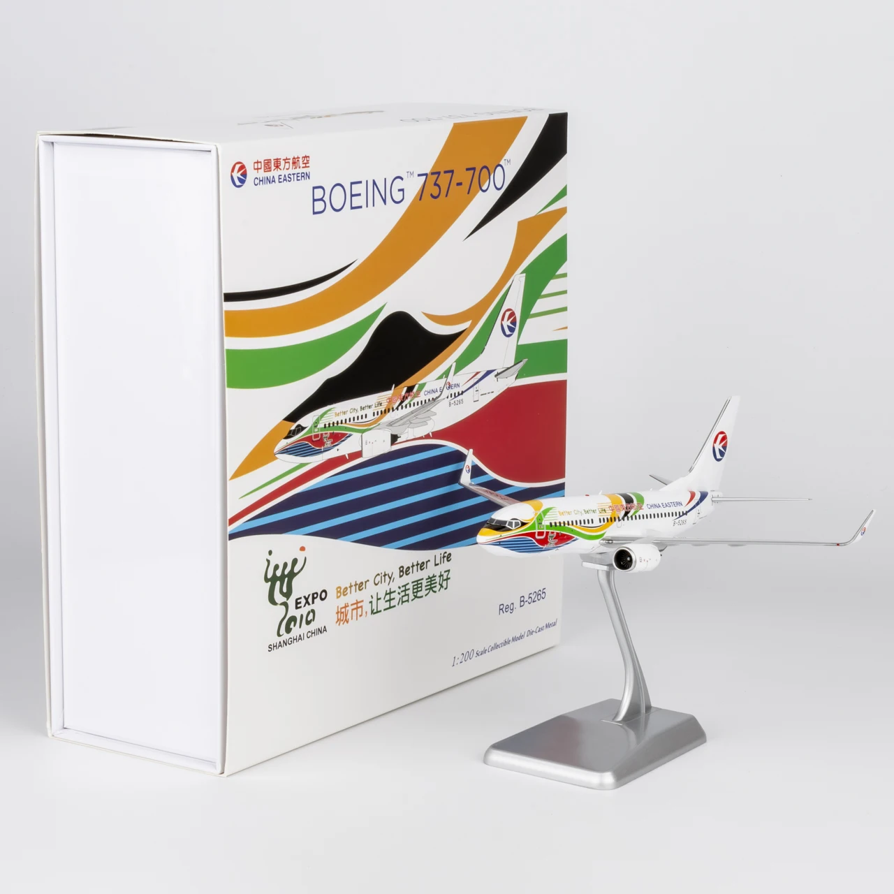 05031 Alloy Collectible Plane Gift NG Models 1:200 China Eastern Airlines Boeing B737-700 Diecast Aircraft Jet Model B-5265