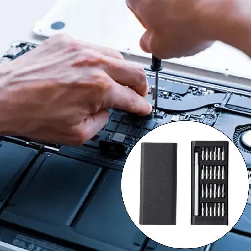 L74D 24 in 1 Precisions Screwdriver Phone 및 Computer Repair Tools 용 Set Set