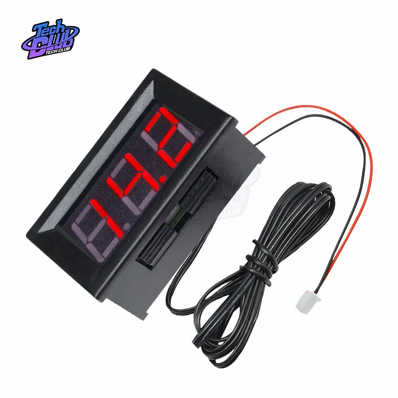 

50 ~ 110 °C DC 12V Digital LED Thermometer Temperature Monitor Panel Meter Temperature Sensor Meter For Car Accessories