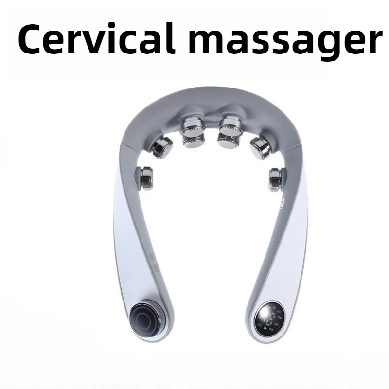 

U-образный электрический импульсный вибрационный протектор для шеи для дома и офиса, персонализированный массажер для шейного позвонка для комфорта и релаксации