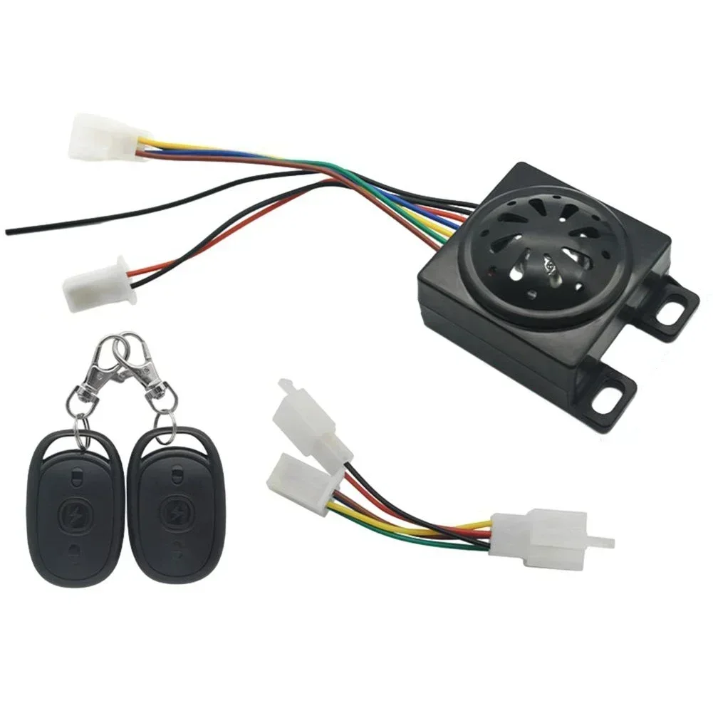 

Electric Vehicle Vibration Detector Alarm System Remote Control Special Sensitivity Waterproof Design Alarm Volume 120db Click