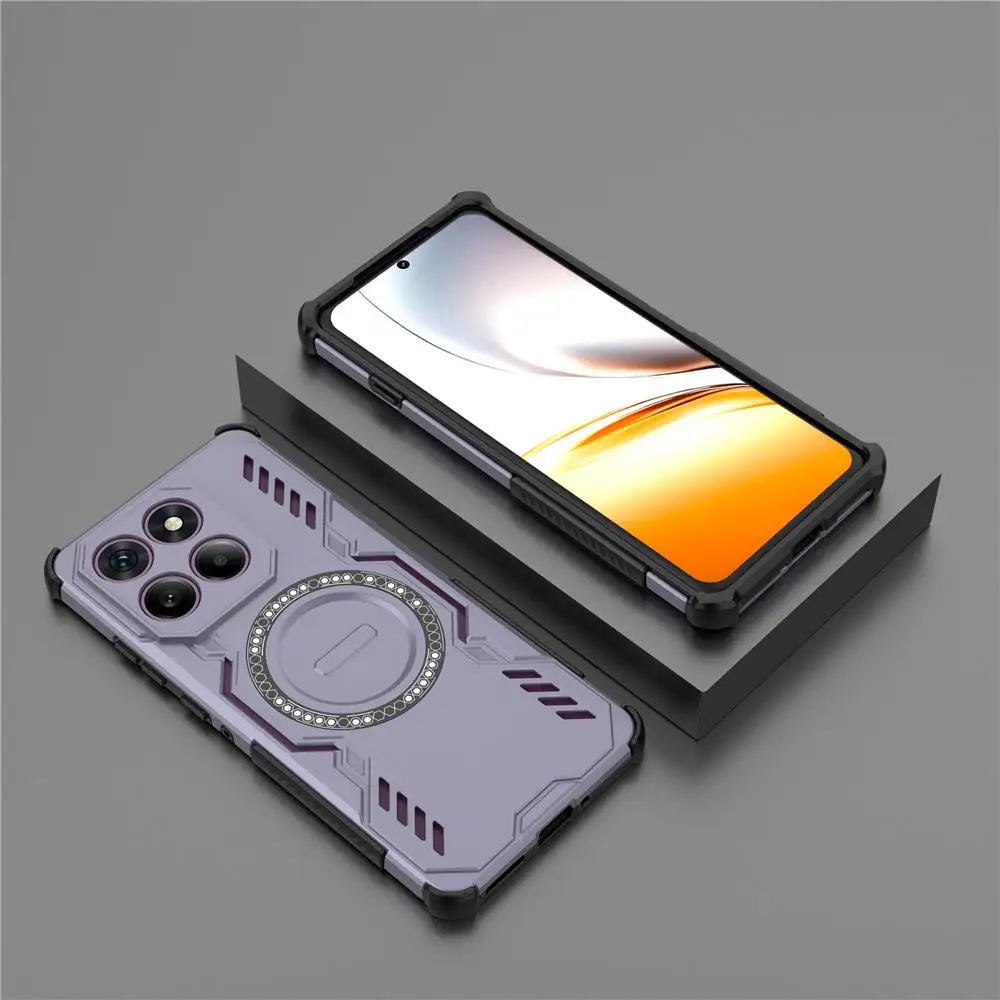 Moto Edge 40 50 60 NEO Pro Fusion用 アーマー保護 放熱 スマホケース マグネット式 耐衝撃 シェル カバー