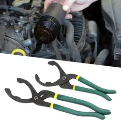 10 inch/12 inch Universal Oil Filter Wrench Serrated Jaws Oil Fuel Filter Pliers for Mechanical Maintenance Oil Grid Wrench