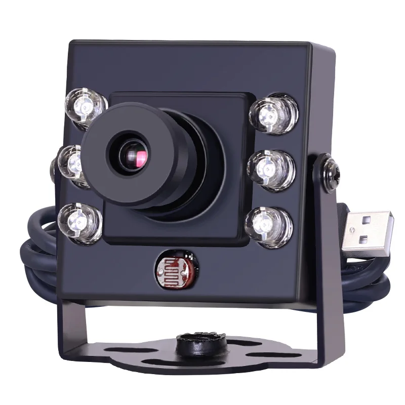 

3206 5MP PS5520 8mm 50degrees IR850 Infrared Wide Dynamic Backlighting HD Mini USB Industrial Camera for AI Recognition
