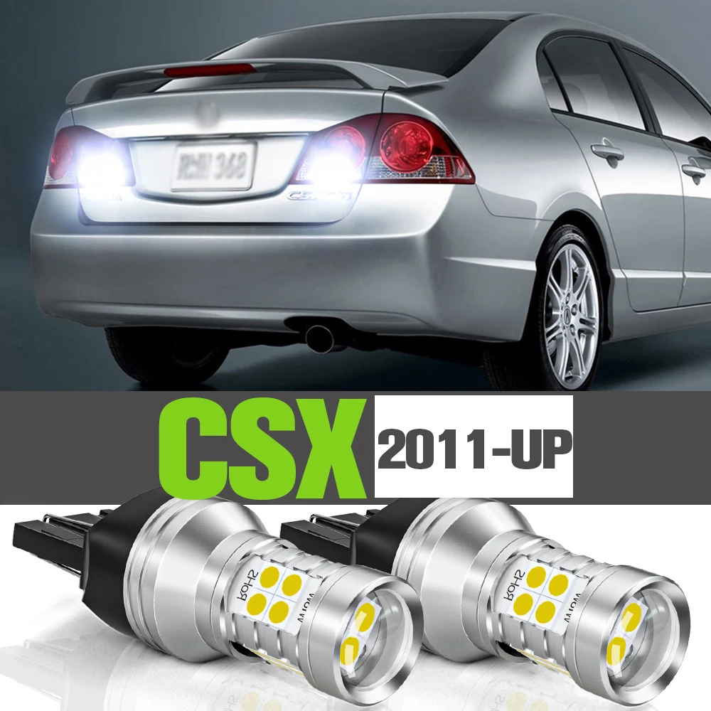 

2x LED Reverse Light Accessories Backup Lamp For Acura CSX 2011 2012 2013 2014 2015 2016 2017 2018 2019