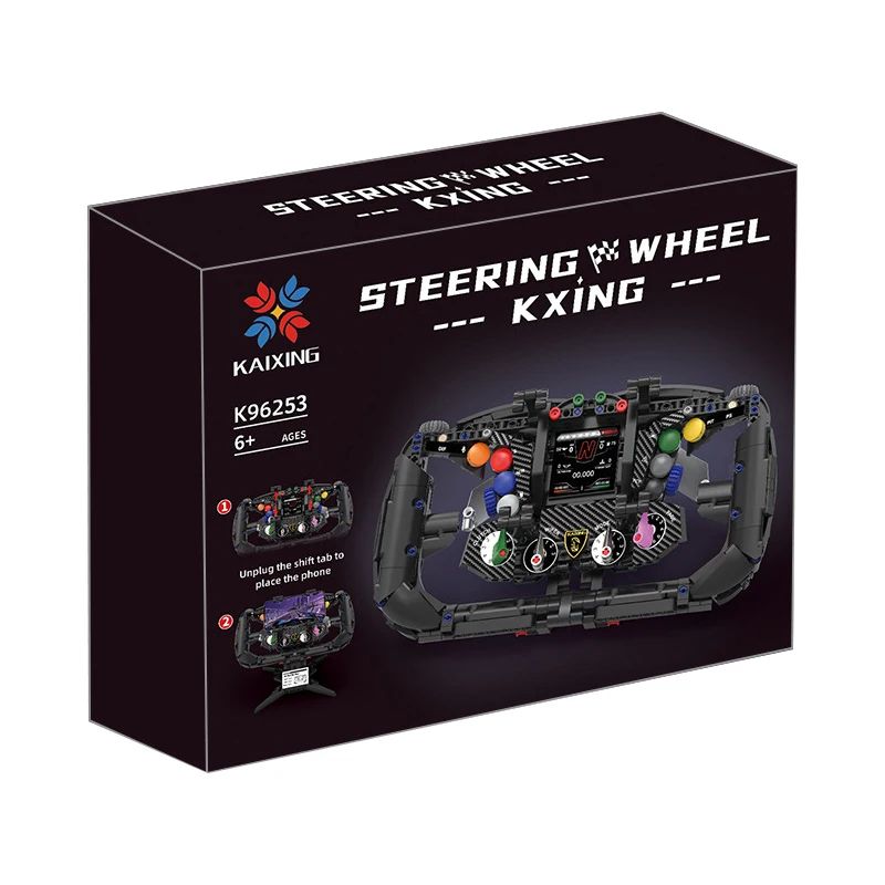 

IN STOCK K96253 MOC Technical Supercar Steering Wheel Building Blocks Bricks Assembling Model Toys for Boys Christmas Gift Set