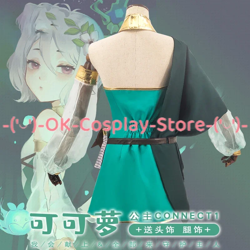 Anime Princess Allergic Cosplay Costume pour femme, Re:Dive, Natsume Warrikoro, Halloween Carnival Unifomrs, Robes avec sac, Ensemble complet