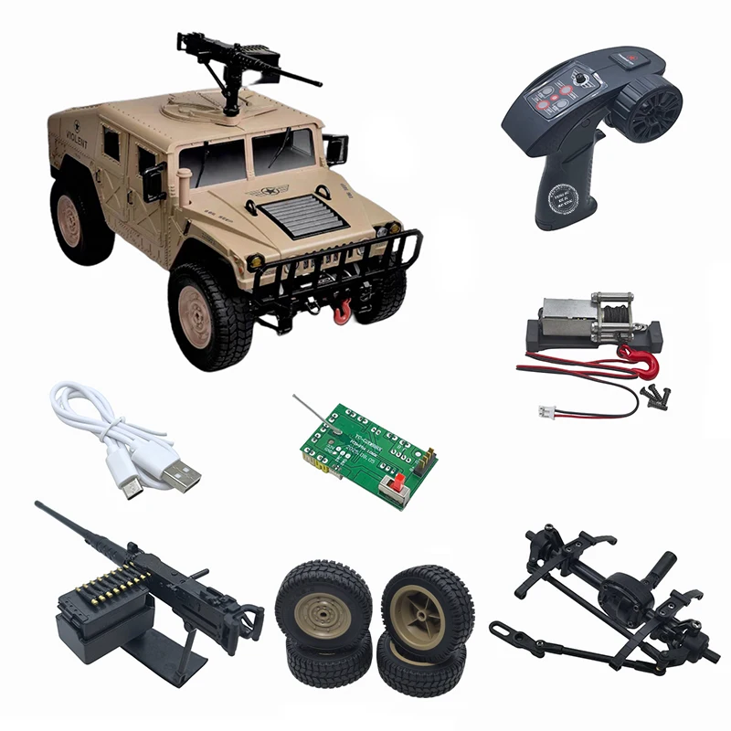 JJRC C8835 Hummer Remote Control Military Off road Climbing Vehicle Receiver Board Motor Tire Accessories