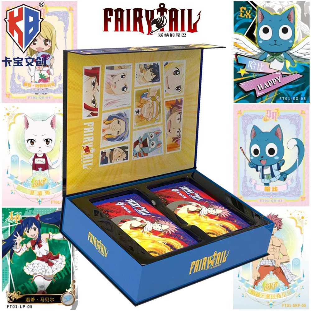 

KABAO Genuine Fairy Tail Rare Collection Card Fans Like Fantasy Anime Protagonist Natsu Creative Card Entertainment Desktop Toys