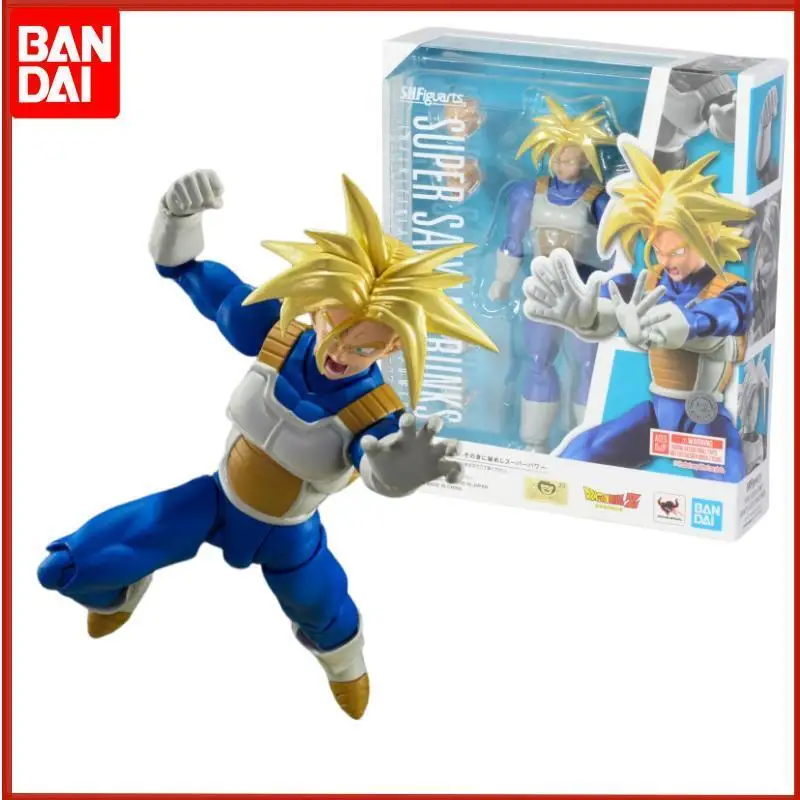 

In Stock Bandai S.h.figuarts Shf Dragon Ball Battle Clothes Trunks Infinite Latent Super Power Action Figure Toy Gift Xmas Gifts