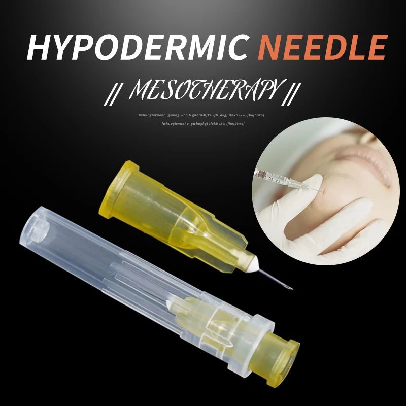 18G 30G 32G 34G 4/13/25mm Disposable Hypodermic Needles for Filler Skin Care Sterile Syringe meso Needle