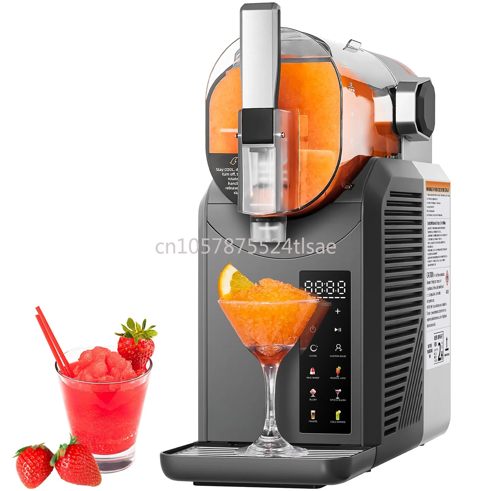 

Машина для слякоти, 2 л, машина для маргариты, не требуется льдом, с самоочищающимся замороженным молочным коктейлем Margaritas Frappés для дома