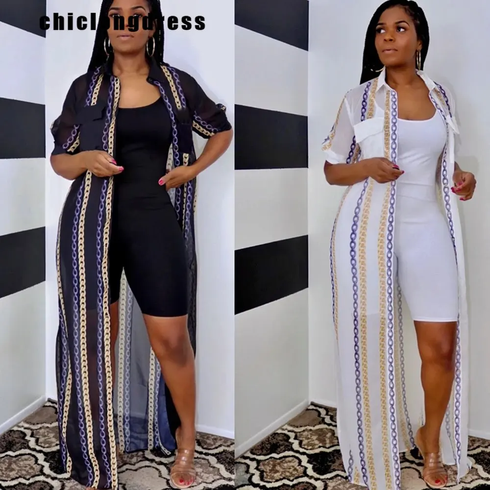 

Summer Plus Size Mesh Shirt Maxi Dress For Women Casual See Through Short Sleeve Loose Long Shirt Dresses Women