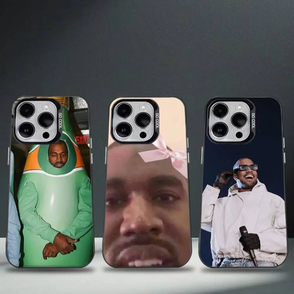 

Funny Kanye West Ye Phone Case For iPhone 16,15,14,13,12,11,8,7,Pro,Max,Plus,Mini,XS,SE Anti Fall Black Matte Hard