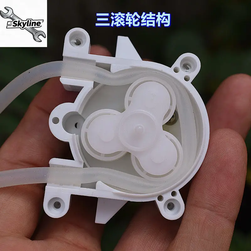 Micro Peristaltic Ink Squeeze Pump DC6V-12V, 500 Planetary Gear Reduction Drive Motor