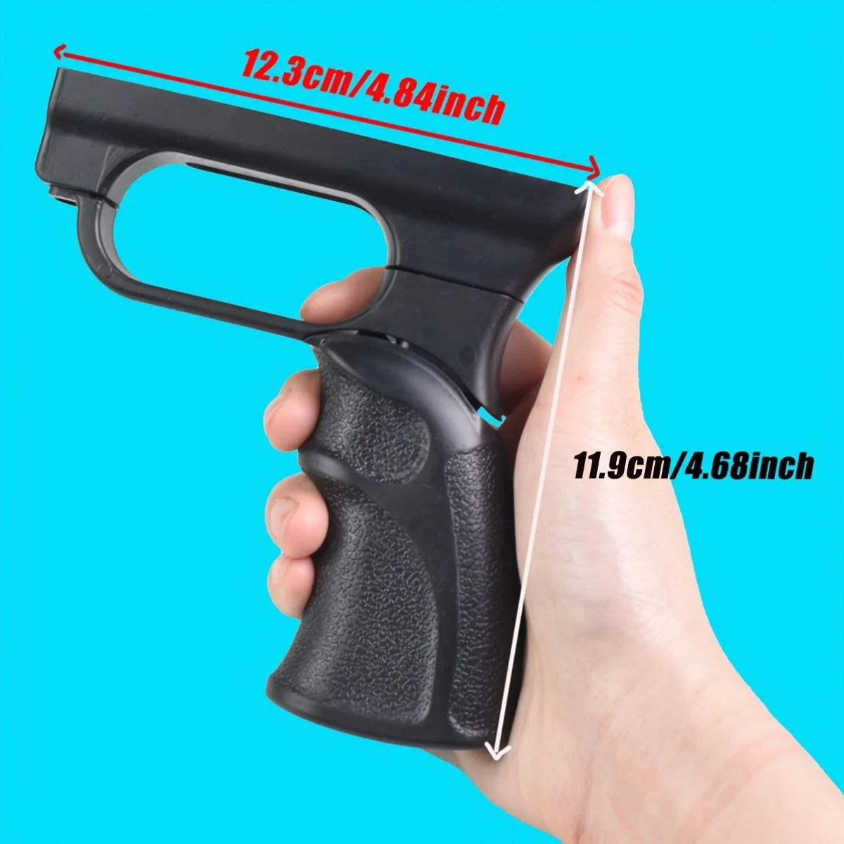 Poignée de fronde en plastique ABS, 1 pièce, avec Surface texturée pour augmenter la Friction, accessoire de bricolage, vis d'installation gratuite