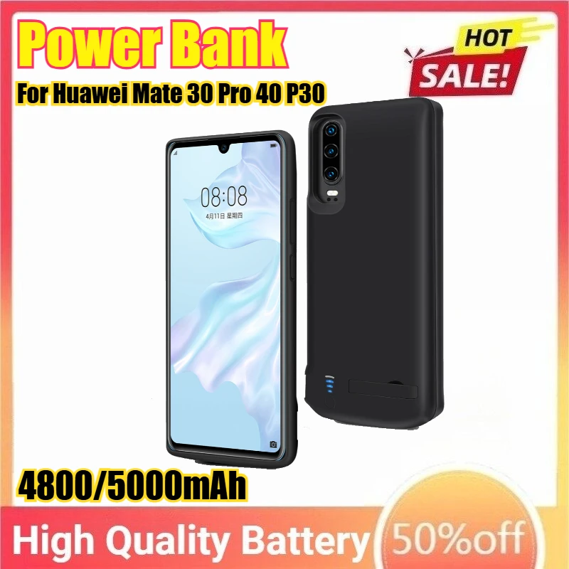 

4800/5000mAh Battery Case Battery Charger Bank Power Case for Huawei Mate 30 Pro 40 P30 P40 Pro Power Bank