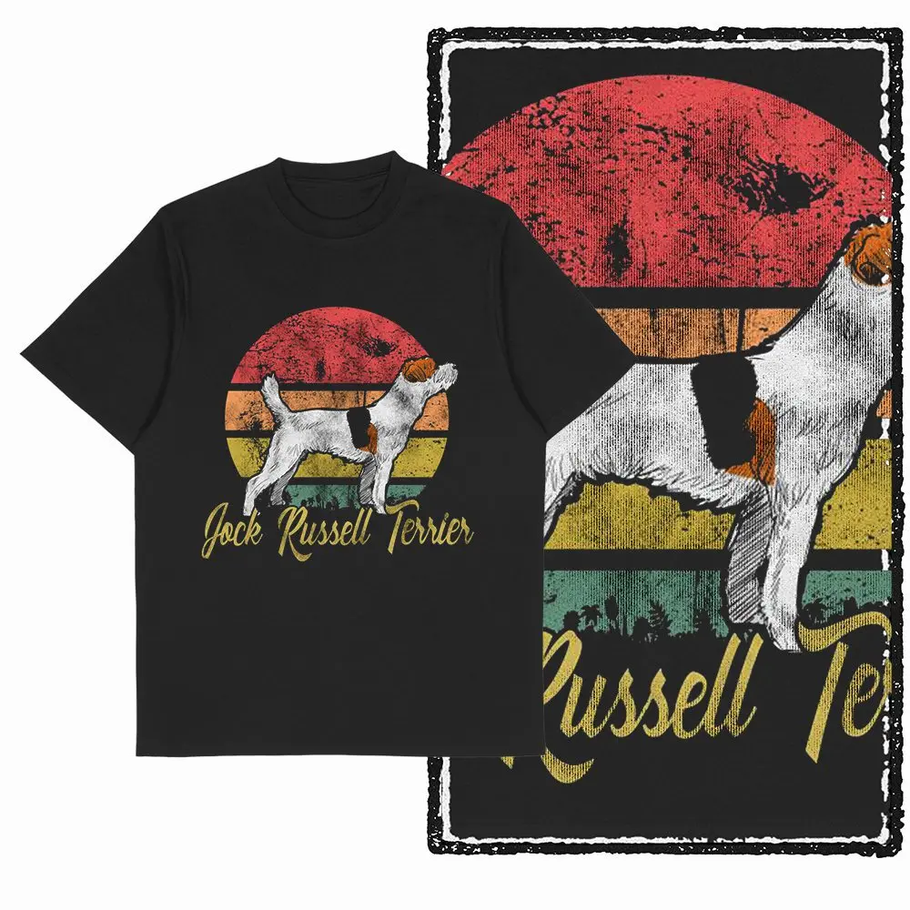 Men 100% Cotton Cool Dog Print t-shirt Black Big Size Vintage Streetwear Men Tshirt Unique Creative T Shirt Tee Shirt G64