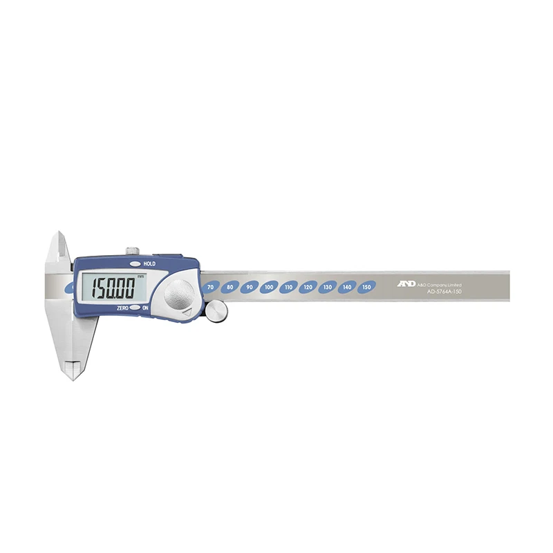 Japanese A&D Digital Caliper 0.01mm 150mm Stainless Steel Smooth Sliding Jewelry Precision Measurement Electronic LCD Caliper