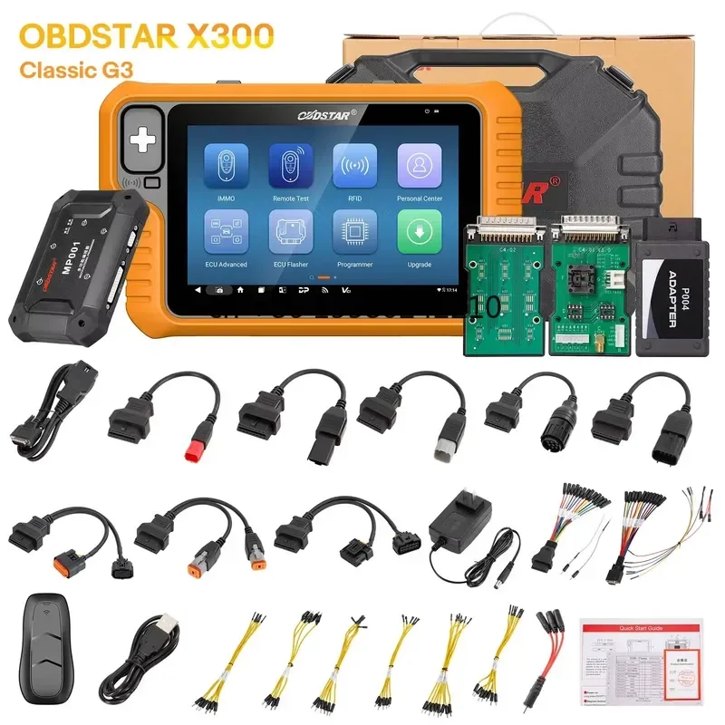 for OBDSTAR X300 Classic G3 A1 A2 Key Programmer with Full Licenses for Car HD E-Car Motorcycle Full Version 2 Year Free