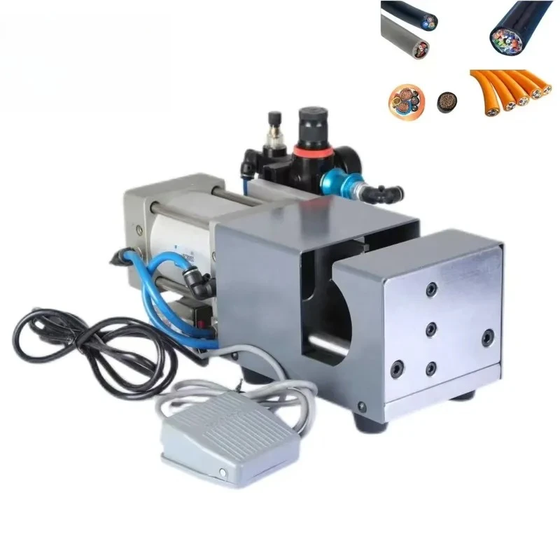 Manual Fiber Optic Cable Cutter Tool Pneumatic Coaxial Cable Cutting Machine GVB-70CUT