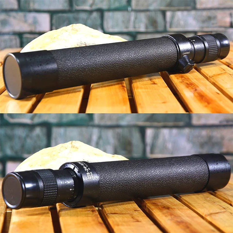 Baigish Monokular-Zoom-Teleskop, 8–24 x 40, HD, leistungsstarkes optisches Metallobjektiv, astronomisch, mit großer Reichweite, Original Bak4, russisches Schwarz – Detail 9