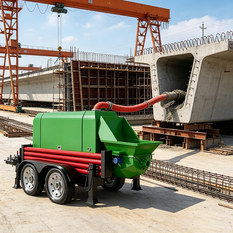 Concrete Transfer Pump High‑Pressure Line Pump for Outdoor Engineering Concrete Conveying Works
