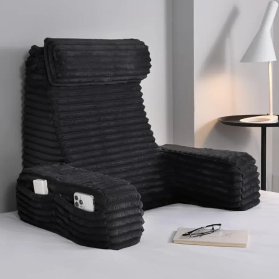 

22-дюймовая XL эргономичная подушка для сидения, подушка-спинка для отдыха, игр, просмотра ТВ, восстановления, для использования на диване или напольная, съемная