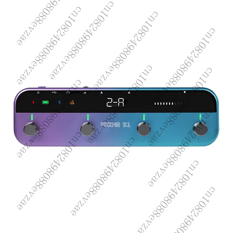 For MOOER Prime S1 Guitar Pedal Effectors 128 Guitar Effects Drum Machine Tuner LOOPER Tones Support Bluetooth