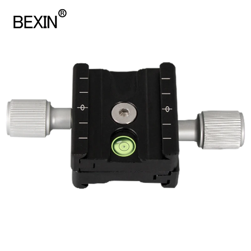 Universal QR Quick Release Clamp Multifunctional Double Clamp Mounting Adapter For Arca Swiss Quick Release Plate Camera Tripod