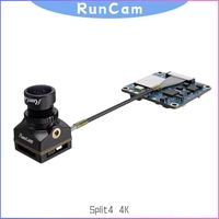 RunCam Split 4 Split4 4K FPV Camera with FOV 140° Low Latency DC 5-20V Nano HD Recording 16:9/4:3 Shot for RC FPV Racing Drone