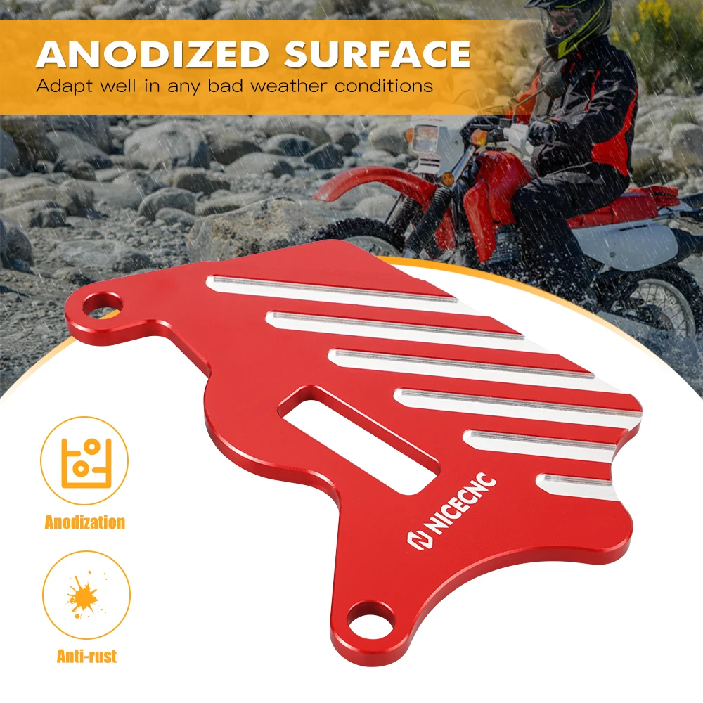 دراجة نارية لهوندا XR 650L 650 L XR650L 1993-2024 2023 2022 2021 2020 2019 الألومنيوم الجبهة الفرامل الفرجار غطاء حماية حامي