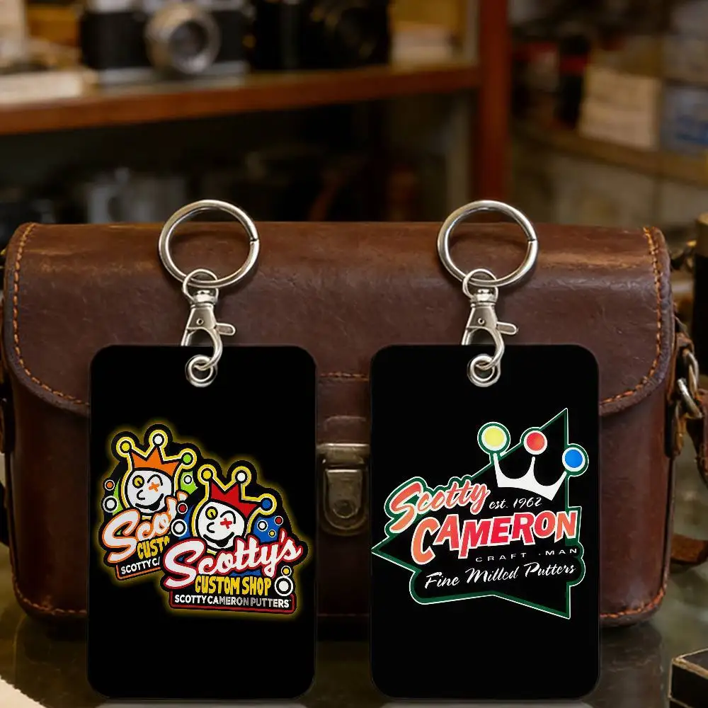 S-SCOTTY-ES C-CAMERON-ES Fashion Card Holder Men And Womenn Community Access Card Key Rings Accessories Gift